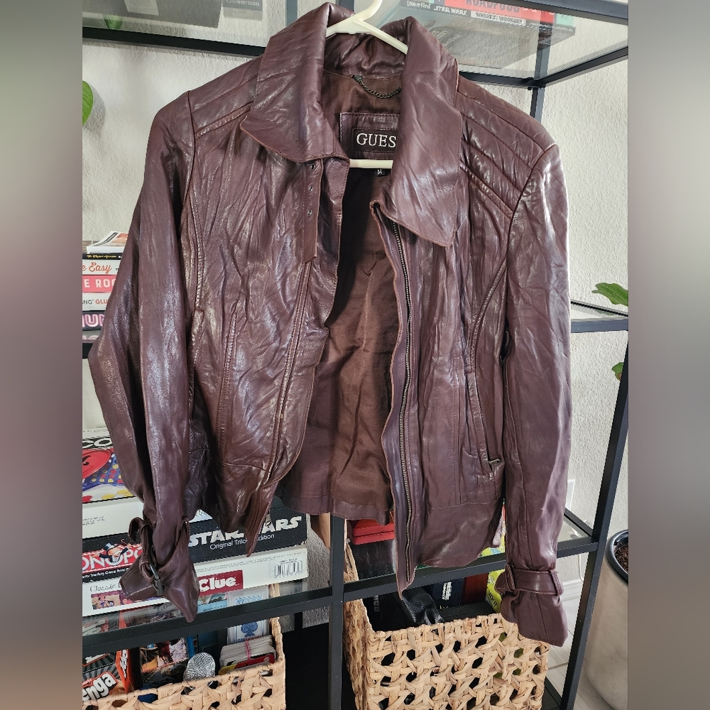 Leather jacket. Medium